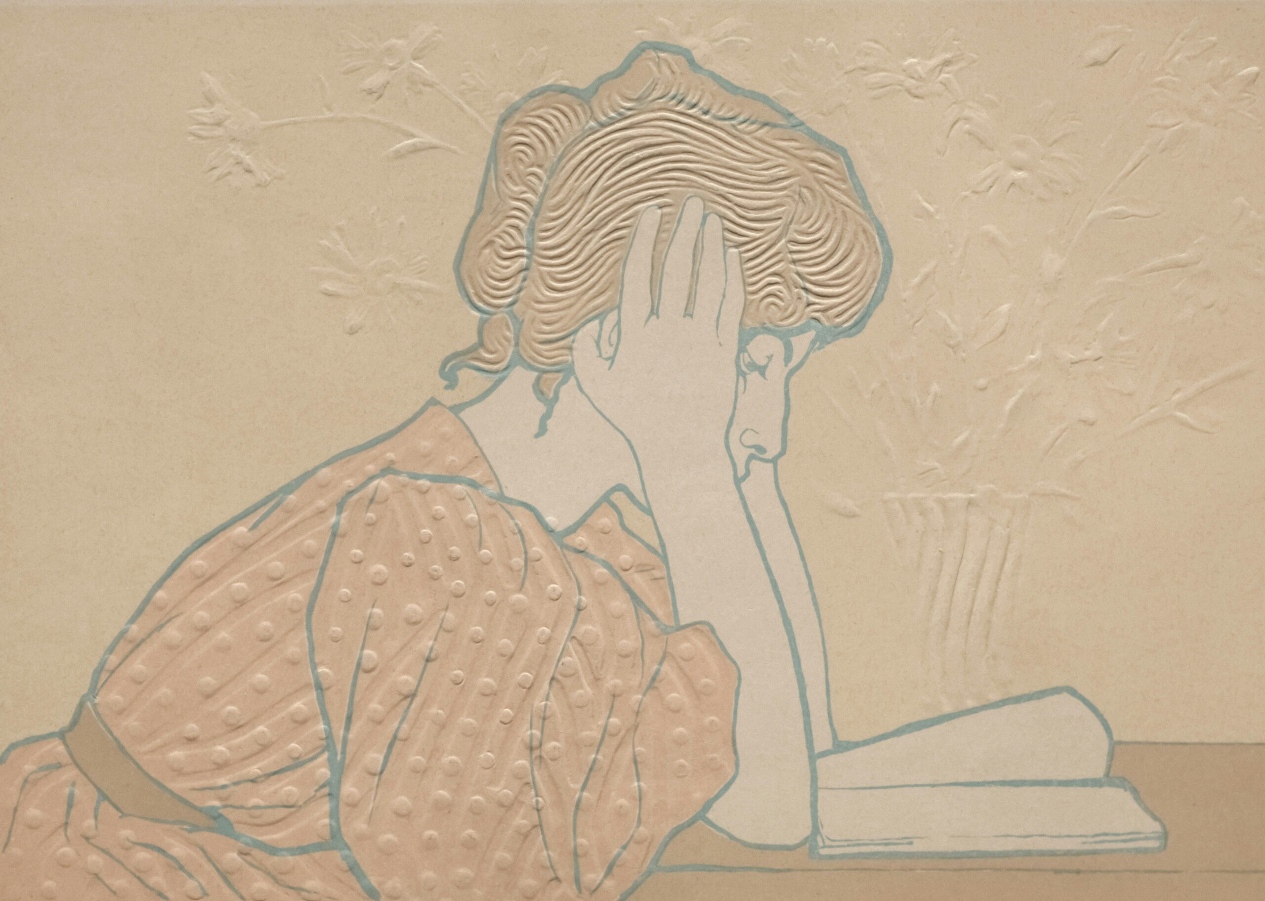 Illustration of someone confused about paperwork